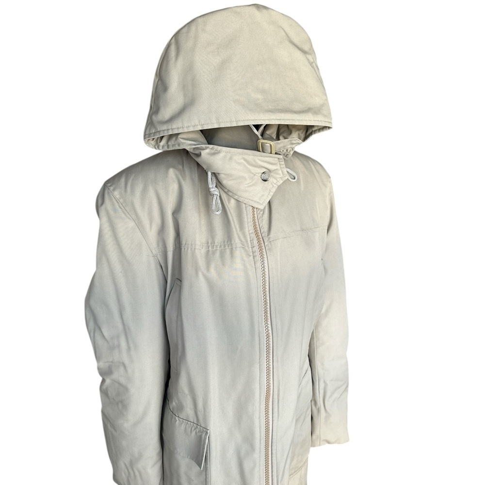 London Fog Women's Khaki Hooded Jacket